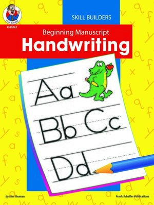 cover image of Beginning Manuscript Handwriting, Grade K